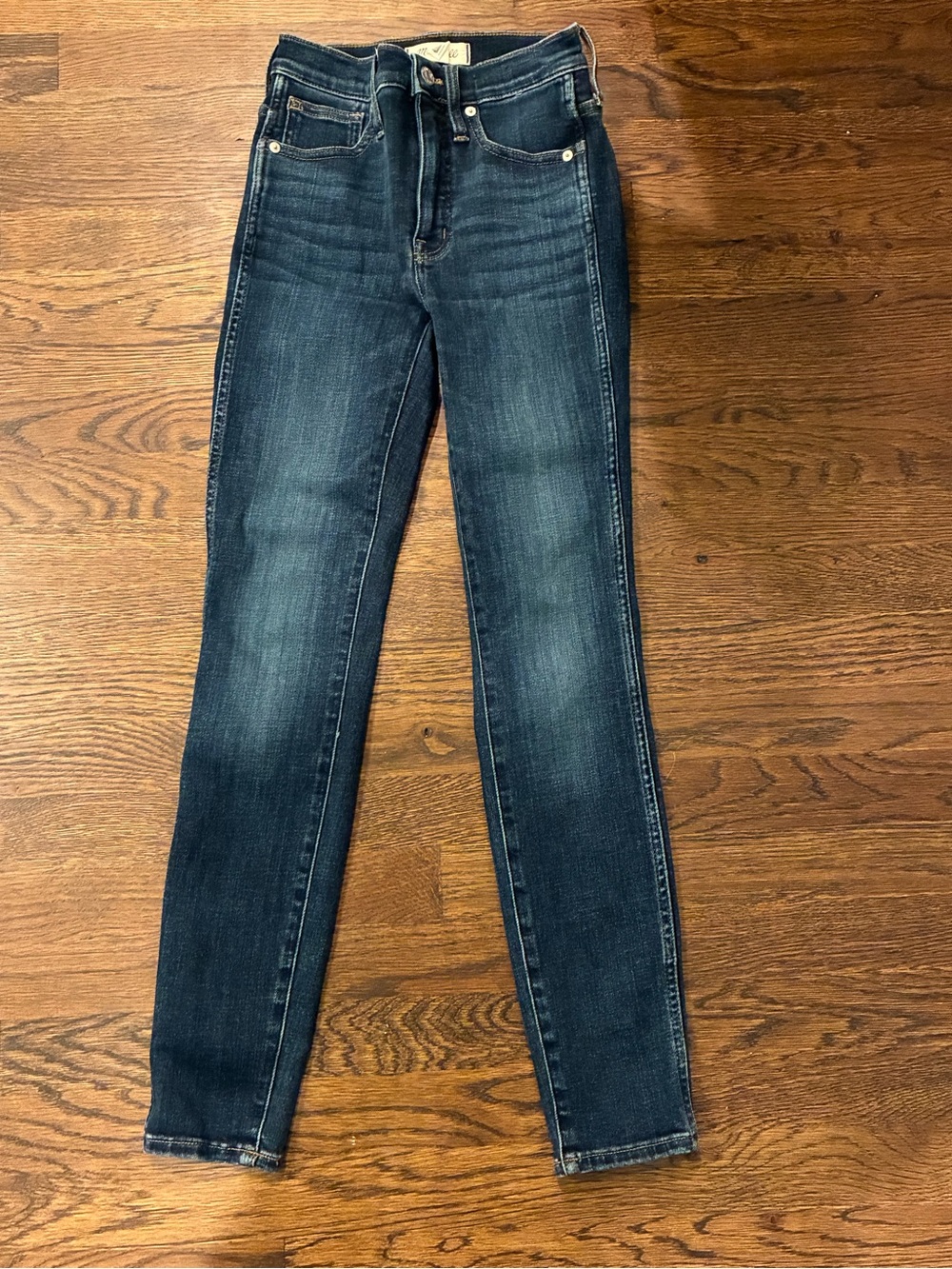 Madewell Dark Blue 10” Rise Skinny Jeans